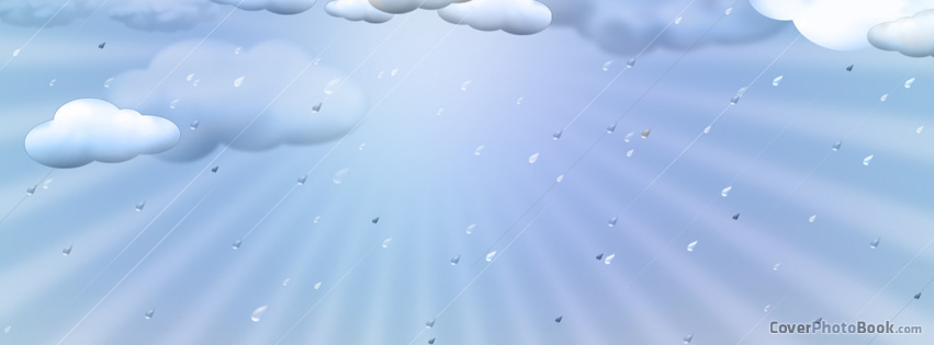 Monsoon Clouds Sky Wallpaper Facebook Cover - Other Cool