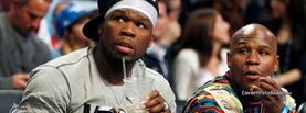 50 Cent Curtis Jackson and Floyd Mayweather, Free Facebook Timeline Profile Cover, Celebrity