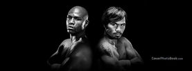 Floyd Mayweather vs Manny Pacquiao Black Dark, Free Facebook Timeline Profile Cover, Celebrity
