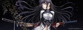 Anime Girls Katana Sword, Free Facebook Timeline Profile Cover, Characters
