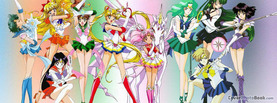 Anime Sailor Moon Group, Free Facebook Timeline Profile Cover, Characters