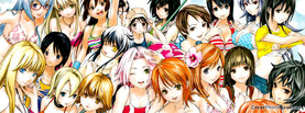 Anime Sexy Hot Girls, Free Facebook Timeline Profile Cover, Characters