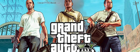 GTA 5 Characters Ready, Free Facebook Timeline Profile Cover, Characters