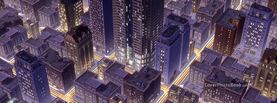 Sims SimCity Night, Free Facebook Timeline Profile Cover, Characters