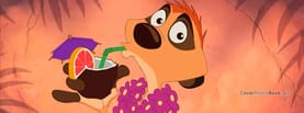 Timon Drinking Juice Before Hula, Free Facebook Timeline Profile Cover, Characters