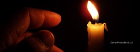 Candle and Finger, Free Facebook Timeline Profile Cover, Emotions