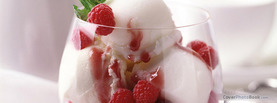 Ice Cream with Berries, Free Facebook Timeline Profile Cover, Foods