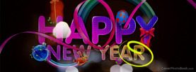 Christmas Happy New Year, Free Facebook Timeline Profile Cover, Holidays