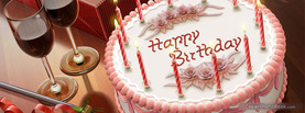 Classy Birthday Cake, Free Facebook Timeline Profile Cover, Celebration