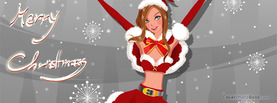 Merry Christmas Girl, Free Facebook Timeline Profile Cover, Holidays