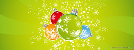 Vector Retro Green Christmas Ornaments, Free Facebook Timeline Profile Cover, Holidays