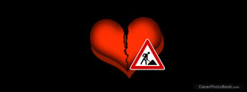 Broken Love Heart, Free Facebook Timeline Profile Cover, Love
