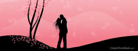 Couple Love Silhouette Kiss, Free Facebook Timeline Profile Cover, Love
