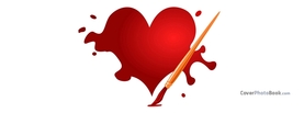 Cute Love Heart Artwork, Free Facebook Timeline Profile Cover, Love