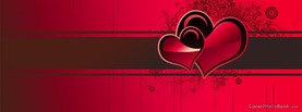 Happy Valentine Stripe Retro Pink, Free Facebook Timeline Profile Cover, Love