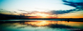 Sunset Lake, Free Facebook Timeline Profile Cover, Nature