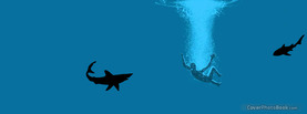 Fall in Shark Water, Free Facebook Timeline Profile Cover, Other Cool