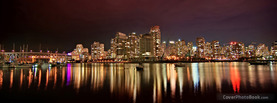 City Sea Lights, Free Facebook Timeline Profile Cover, Places