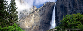 Yosemite Waterfall, Free Facebook Timeline Profile Cover, Places
