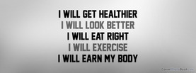 I Will Exercise Earn Body, Free Facebook Timeline Profile Cover, Quotes