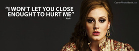 Wont let You Hurt Me Adele, Free Facebook Timeline Profile Cover, Quotes