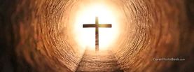 Cross in Well Tunnel Christian, Free Facebook Timeline Profile Cover, Religion