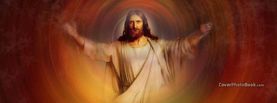 Jesus Christ Autumn Circle, Free Facebook Timeline Profile Cover, Religion