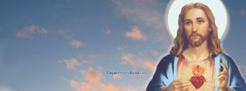 Jesus Christ Sacred Heart Halo, Free Facebook Timeline Profile Cover, Religion