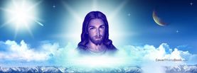 Jesus Sky Sun Moon Stars, Free Facebook Timeline Profile Cover, Religion