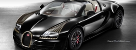 Bugatti Veyron Black, Free Facebook Timeline Profile Cover, Vehicles