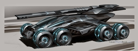 Future Tank Neon Blue, Free Facebook Timeline Profile Cover, Vehicles