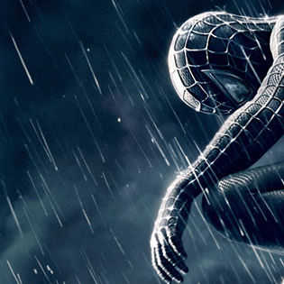 Spider Man 3 Dark Suit Facebook Cover - Brands