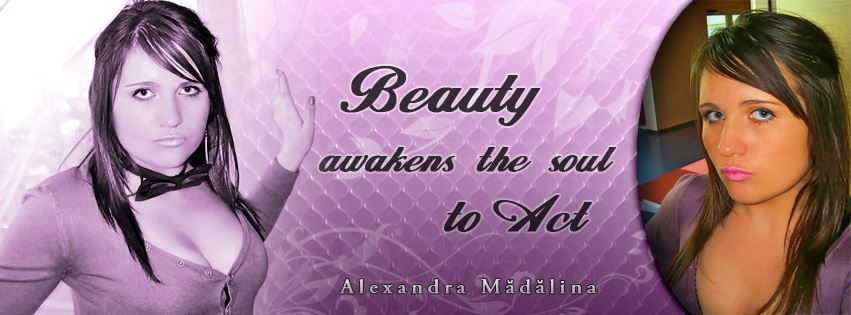 Facebook Cover Photo Design for Alexandra Madalina